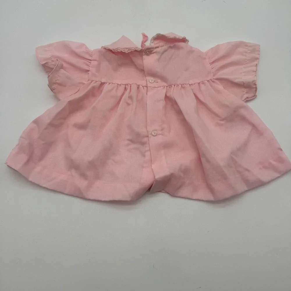 Pink Lace Pleated Top & Bloomer Set Baby Girls Approx US 18 Months